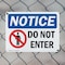 Signmission Do Not Enter OSHA Notice Sign, Plastic, 10in W x 7in L, 2PK OS-2PACK-NS-P-710-L-15437 - alternate 4